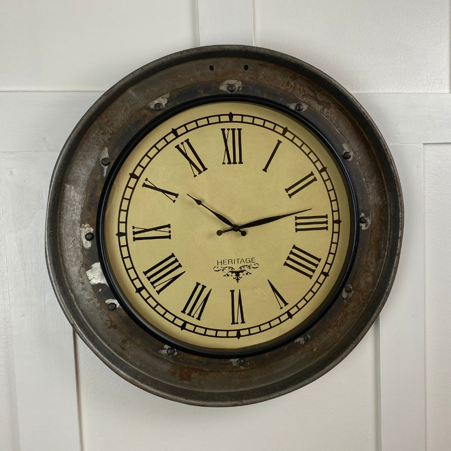 Industrial Style Wall Clock